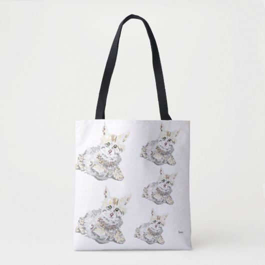 Canvas tas Kittens (Voorkant)