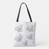 Canvas tas Kittens (Achterkant)