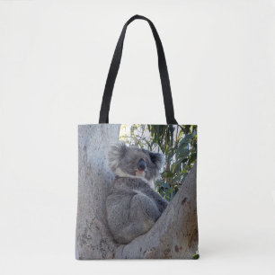canvas tas - Koala in een gomboom