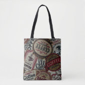 Canvas tas koffie-labels (Voorkant)