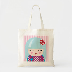 Canvas tas Kokeshi girl