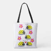 canvas tas ladybugs (Achterkant)