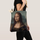 CANVAS TAS : LEONARDO DA VINCI : DE Mona Lisa (Dichtbij)