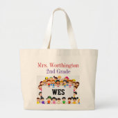 Canvas tas leraar (Voorkant)