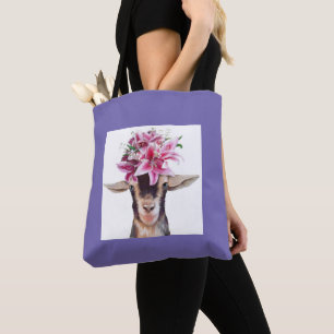 canvas tas - Lily en Posey de geiten