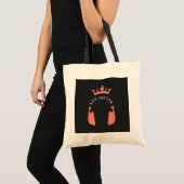 canvas tas, Logo Black Tote Bag (Voorkant (product))