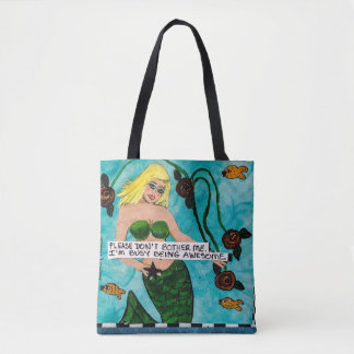 Canvas tas, maak me niet lastig. draagtas