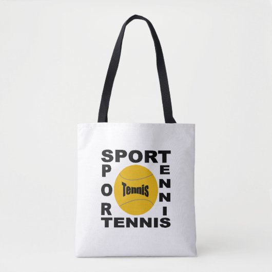 Canvas tas Medium SPORT TENNIS (Voorkant)