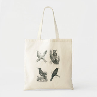 canvas tas met 4 Cambodjaanse vogels van Vannak Pr