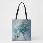Canvas tas met Abstract Turquoise-Roos (Voorkant)
