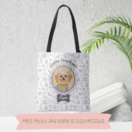 Canvas tas met Custom Pet Portrait & Naam