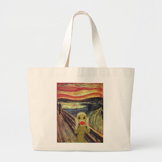 Canvas tas met hoofdscherm op socket (Voorkant)