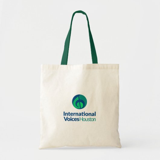 Canvas tas met IVH Logo (Natural en Hunter) (Voorkant)