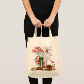Canvas tas met kerst met rugzak (Voorkant (product))