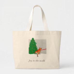 Canvas tas met loophond