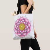 Canvas tas met Mandala Design (Dichtbij)