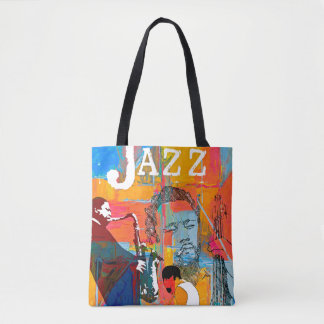 Canvas tas met meerdere kleuren, Jazz Greats