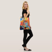 Canvas tas met meerdere kleuren, Jazz Greats (Op model)