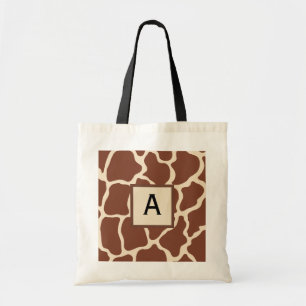 Canvas tas met monogram Giraffe