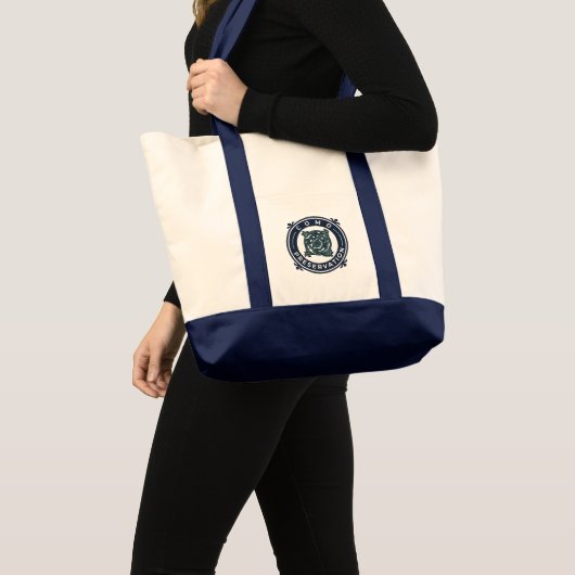 Canvas tas met Navy Strap (Voorkant (product))