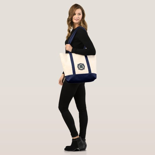 Canvas tas met Navy Strap (Voorkant (model))