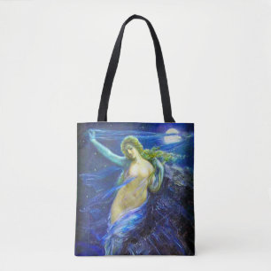Canvas tas met  olieverf