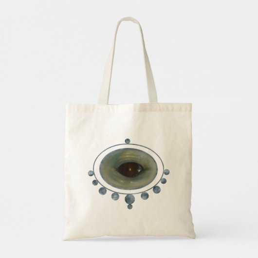 Canvas tas met omhuld flessenneus Dolphin (Achterkant)