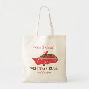 Canvas tas met rode bruiloft