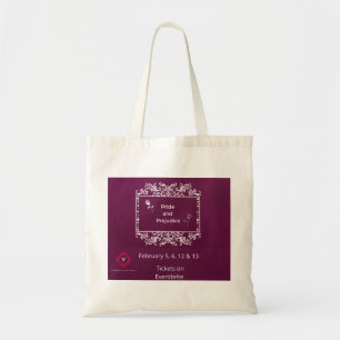 Canvas tas met Roll Call Pride and Prejudice