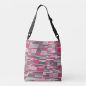 canvas tas met roze zeilboot (Achterkant)