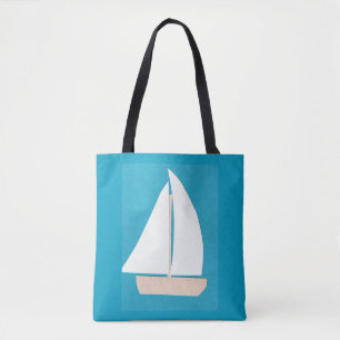 Canvas tas met Sailboat Design