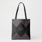 Canvas tas met uw monogram (Voorkant)