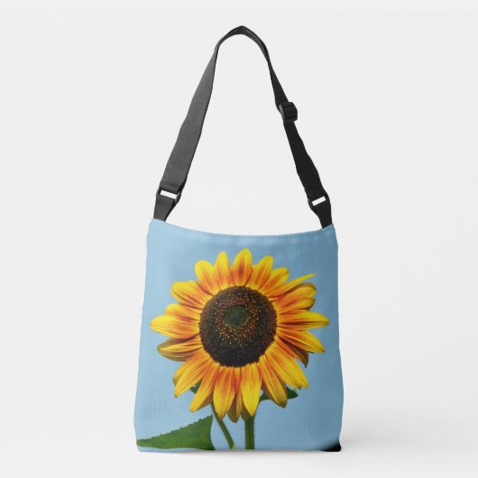 Canvas tas met zonnebloem (Voorkant)