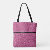 Canvas tas met zwarte streep voor dames (Achterkant)