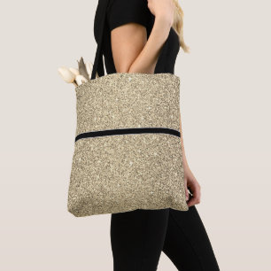 Canvas tas met zwarte streep voor dames