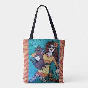 Canvas tas-mijn mens is redding draagtas
