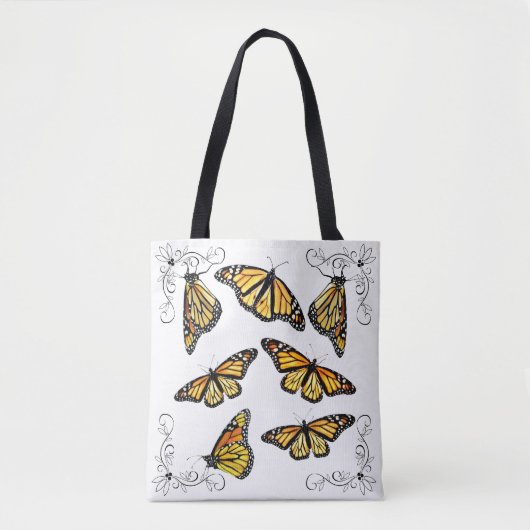 Canvas tas monarchvlinders (Voorkant)