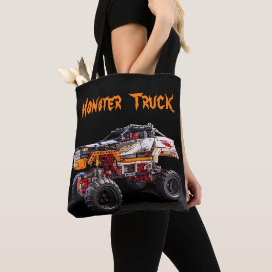 canvas tas monsterwagen (Dichtbij)