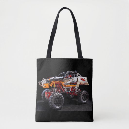 canvas tas monsterwagen (Voorkant)