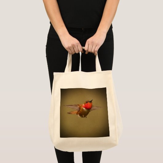 Canvas tas - mooie kolibrie (Voorkant (product))