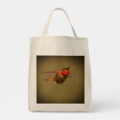 Canvas tas - mooie kolibrie (Achterkant)