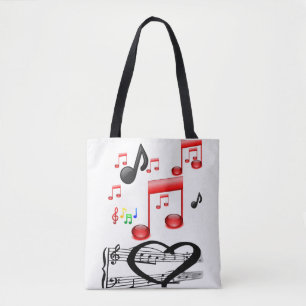 canvas tas muziekrots