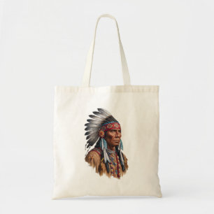 Canvas tas - Native Americans