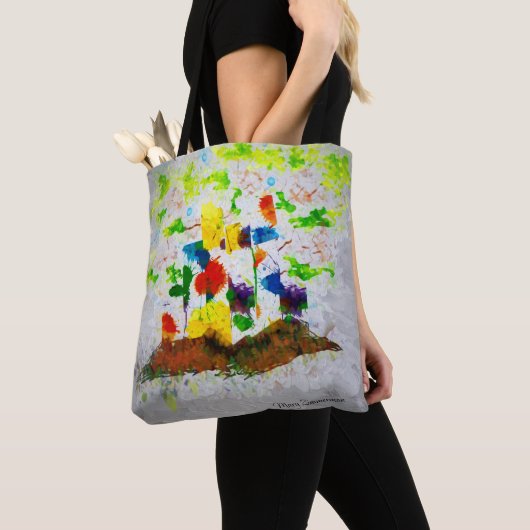 canvas tas "Natuur Fantasy Trees" (Dichtbij)