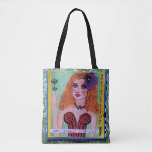 Canvas tas-oeps. Ik ben vergeten goed te zijn. Draagtas