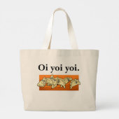 Canvas tas Oi Yoi Yoi Varenyky Perogies (Achterkant)