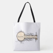 Canvas tas Old Fashion Shopping  (Voorkant)