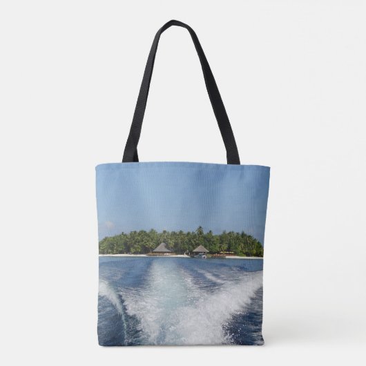 Canvas tas op het Paradise-eiland (Achterkant)