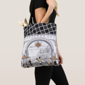 Canvas tas Paris France Coffee (Dichtbij)