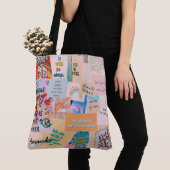 Canvas tas patchworkstijl (Dichtbij)